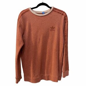 Adidas Originals Raw 3-Stripe Essential Sweatshirt Raw Pink Medium Rare